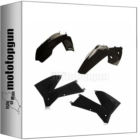 acerbis 0008193.090 kit plastico compatible con ktm exc 125 2005 2006 2007 mototopgun
