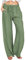 Chnnamzu Pantalon Lin Femme Été Fluide Avec Cordon De Serrage Taille Elastique Léger Confortable De Plage Couleur Unie Casual Yoga Jambes Larges Ample Coton Et Lin