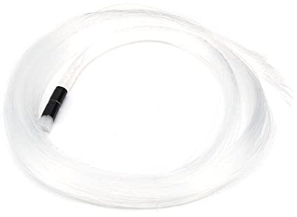 Tomotato Cable de Fibra óptica de Plástico PMMA, Cable Guía de Luz de Cadena de Fibra con Rollo de Brillo Final para Luz de Techo de Cielo Estrellado(100pcs*0.75 * 2m)