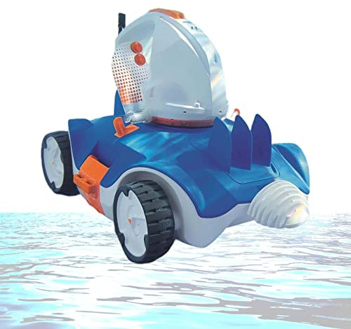 Limpiador de Piscinas, Limpiador de Piscinas robótico inalámbrico, Robot Aspirador automático para Piscinas con Tiempo de Trabajo máximo de 90 Minutos, estacionamiento automático,