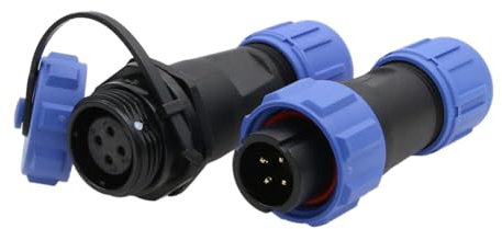 HangTon Weipu SP13 4 Pin Connector Waterproof Aviation Circular 5A Male Female Cable Plug for Outdoor Power Light Application