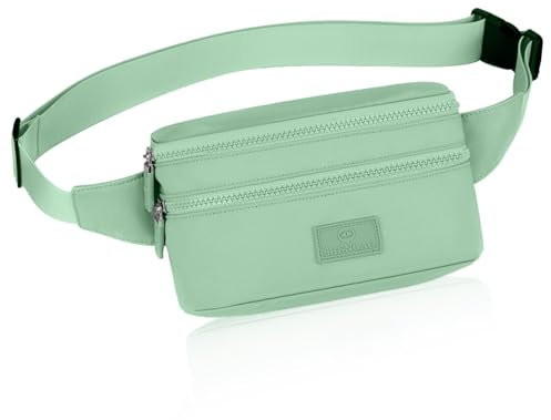 Aucuu Bauchtasche Herren Damen, Gürteltasche Sport Hüfttasche, Wasserdicht Laufgürtel mit Verstellbarer Gurt, Brusttasche Handytasche für Fitnessstudio, Joggen, Fitness, Reisen, Radfahren