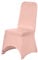 Personalize Pro Rose Gold Spandex Chair Covers - Stretch Fabric, Removable & Washable Slipcovers for Weddings, Banquets, Ceremonies, Hotel Dining, Party Décor (Pack of 1)