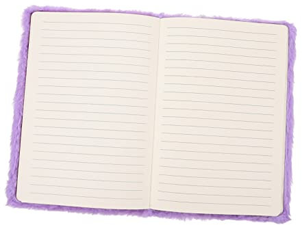 PHENOFICE quaderno di unicorno taccuino mensile album rosa blocco note di unicorni creativi blocco note con copertina in peluche studenti bel blocco note bel diario Carta Viola,porpora