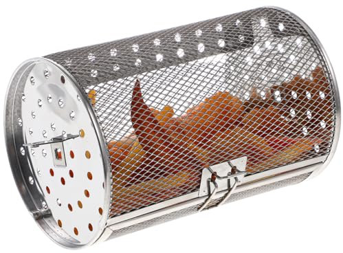 OFFSCH Friggitrice Aria Acciaio Inossidabile Rotante Per Arrosti e Frutta Facile Da Resistente Al Calore Accessorio Per Forno e Friggitrice Aria
