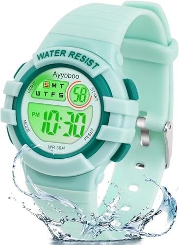 Ayybboo Kinderuhr Digital für 4-15 Jahre Outdoor-Aktivitäten