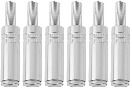 ECSiNG Lot de 6pcs Adaptateurs Audio Stéréo Femelles 3,5 Mm à Souder pour Casque DIY