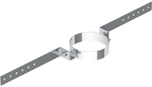 Jeremias DW-ECO 2.0 Doppelwand Edelstahl Abgassystem 250mm Sparrenhalter Light 250mm Innendurchmesser für Öl Gas Festbrennstoffe Außenwandmontage