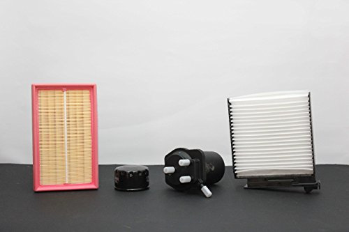 Tecneco Kit 4 FILTRI (Aria - Olio - ABITACOLO - Carburante)