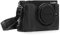 MegaGear MG1442 Panasonic Lumix DC-GX9 Ever Ready Demi Étui en Cuir Véritable avec Bandoulière - Noir