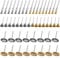 Drahtbürsten 48Pcs Messingbürsten Stahldraht Pinsel Scheibenbürste Set 3mm Polieren Reinigung Drehwerkzeug Rotationswerkzeuge für Reinigungs- und Schleifarbeiten