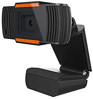 Omenluck Webcam HD USB 480 p LED Vision nocturne avec micro pour ordinateur portable Angle de vue 180 °