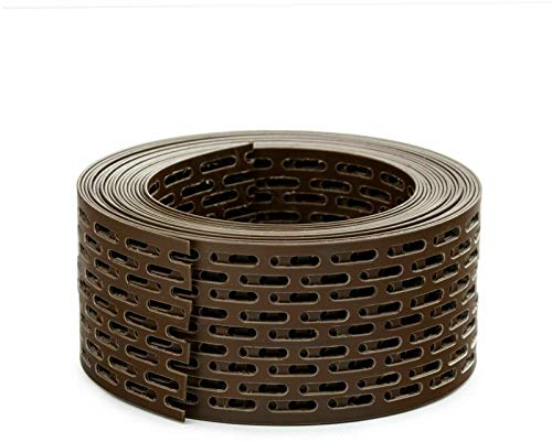 DQ-PP TRAUFGITTER | 150mm | ROLLE 3x 5m | BRAUN | Polypropylen | Vogelschutz Lüftungsband Dach Vogelschutzgitter Lüftungsgitter