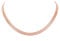 FindChic Kette Rosegold Damen Ohne Anhänger 5mm Schlangenkette 46cm+5cm Sleek Halskette Edelstahl Choker Kette Fischgrätkette Partnerkette Freundschaftskette