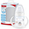 NUK First Choice Learner Cup Sippy Cup, 6-18 Months, Leak-Proof Silicone Spout, Anti-Colic Vent, BPA-Free, 150ml
