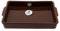 CERÁMICA RAMBLEÑA | Bandeja horno | Bandeja rectangular fuego directo | Bandeja barro refractario | Bandeja para hornos | 40.5x26x5.8 cm