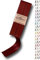 Sandras-Bastelladen Schrägband/Einfassband Satin gefalzt 2m x 20mm 751-Weinrot