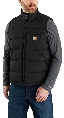 Carhartt Montana Loose Fit Insulated Vest, Gilet isolante Montana vestibilità ampia Uomo, Black,
