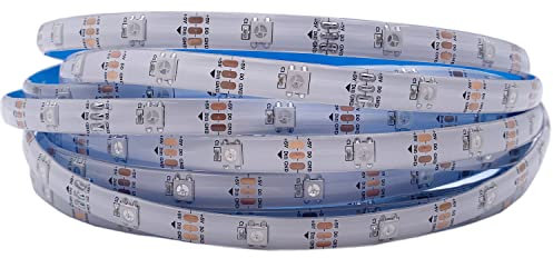 WS2812B RGB adressierbare 5M 30 LEDs/Pixels/m 150LEDs Streifen mit 5050 SMD LEDs Wasserdicht IP65