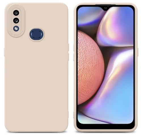Cadorabo Hülle kompatibel mit Samsung Galaxy A10s M01s Schutzhülle TPU Silikon Case Liquid Design mit Kameraschutz Slim Kratzfest Weiche Gummi mit Rundumschutz Case Hülle für Galaxy A10s M01s in Rosa