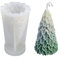 3D Weihnachtsbaum Kerzenform Weihnachten DIY Silikon Kerzen Gießform Seifenform Weihnachtsbaum Weihnachtsbaum Silikonform DIY Kerzenherstellung Form für DIY Seife Schokolade Kerzenherstellung (A)