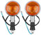 Altamejor Blinker Motorrad Tagfahrlicht, Motorrad Blinkerleuchten Blinker Lampe Kit für Yamaha Virago XV 250 400 535 920 1000 Moped IP65 Wasserdicht