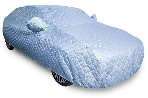 SABIB Autoabdeckung Wasserdicht für McLaren 650S CAN-AM Spider,Baumwolle All Weather Verdicken Autoschutzhülle,Schneeschutz Abdeckplane Auto