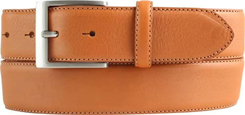 BELTINGER Hochwertiger Jeansgürtel aus Vollrindleder 4,0 cm | Bombierter Ledergürtel Herren 40mm | Jeans-Gürtel made in Italy