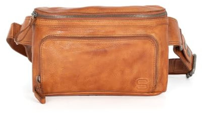 Leather Sling Bag/Waist Bag - Charlie - Brandy Cognac