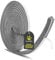 GeckoSeal 6 m Burlete Ventana Corredera, 9 mm (A) x 9 mm (G) Burlete Puerta Corredera Autoadhesiva, Protegida Contra el Polvo, Bloqueo de Viento, Burlete Cepillo Puerta Para Puertas - Gris