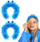 Fynleka 2Stk Blau Monster Haarreif - Cookie Haarreif Monster Karneval Fasching Kostüm Haarschmuck Accessoire für Damen