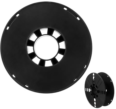 Angoily Cord Storage Reel Durable Plastic Cable Organizer for Camping Motorhome Lightweight Portable Design for All Cables Leads Black Packaging