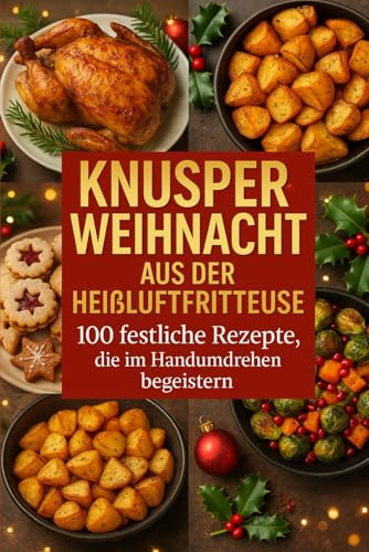 Knusperweihnacht aus der Heißluftfritteuse: 100 festliche Rezepte, die im Handumdrehen begeistern