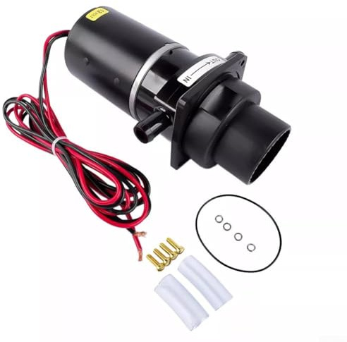 Marine Toilet Macerator Pump Motor Set 37041-0010 for Jabsco 37010-Series 12V Electric Boat Yacht RV Replacement Kits with O-Ring and Hardware