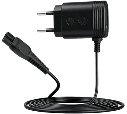 4.3V Philips Rasierer Ladegerät A00390, Kompatibel mit Philips One Blade Rasierer, Series QP2721 QP2821 QP252, MG7745, MG7720, QP6510, S5588, 1,2m Ladekabel, Ersatz-Netzteil für Bartschneider