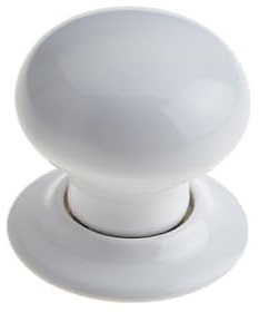 Ironmongery Solutions® Porcelain Mortice Door Knob Set Traditional Interior Door Furniture Fixings Included (White)