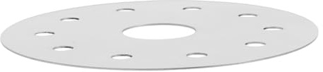 JECOMPRIS Wärmeleitplatte Induktionsadapter Edelstahl 13cm für Gleichmäßige Hitzeverteilung Gasherd und Auflaufformen