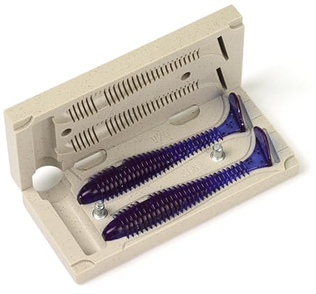 FatFish Köderform, Modell V25, weicher Kunststoff, Spritzguss, Angelköder, 9,7 cm