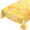 ANRO Wachstuchtischdecke Wachstuch Wachstischdecke Tischdecke Kamille Gelb Blumen Sonne 400x140cm abwaschbar