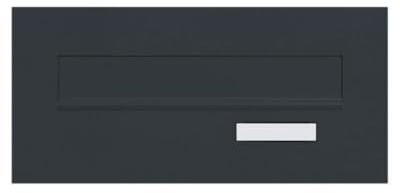 CD-1 Briefkasten Frontplatte in RAL 7016 Anthrazit