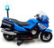 Feber- Moto de Police pour Enfants, avec Batterie 12 V, avec Lumières et Son, Bleu (Famosa 800012891)