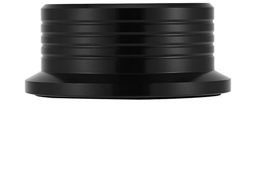 Socobeta Plattengewicht Plattenspieler 50/60Hz Bubble Level Speed Detection Plattenspieler Disc Record Stabilizer Clamp(Schwarz)
