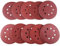 MACHSWON 10 Pcs Dry Sanding Discs 125mm 5 inch Hook and Loop 8 Hole Sandpaper 400 Grit for Random Orbital Sanders
