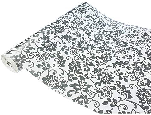 Klebefolie Möbel 67,5x100 cm | Möbelfolie selbstklebend im Deko-Stil - wasserfest und einfach anzubringen | Folie für Möbel ideal für Küche, Bad und kreative Raumgestaltung | Blumen