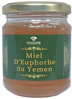 Miel d’Euphorbe (miel de cactus) du Yemen (Sâl) – Première Qualité – Miel Pur – Poids Net 250g - immunite BOOSTER