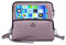 Echtleder-Touchscreen-Handytasche, Handgelenktasche, Geldbörse für Damen und Mädchen, L3 - Lavendel, Crossbody Bag