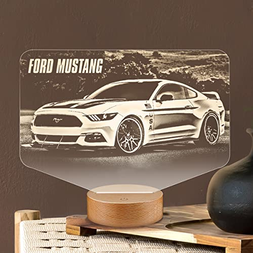 Lampephoto.fr - Personalisierte LED fotolamp mit Foto und Text. Geschenke für männer. Vatertag geschenk. Foto Lampe personalisiert Vatertagsgeschenk. 3D lampe mit Bild. Vater geschenke für papa
