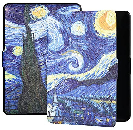 Étui pliable léger en cuir synthétique étanche pour Kindle Paperwhite 5 11e génération pour liseuse Amazon Kindle Paperwhite 2021 6,8