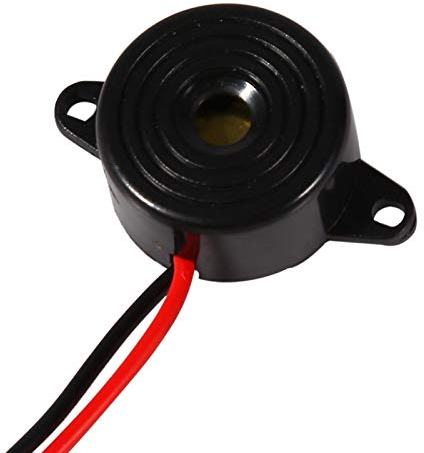 Elektronischer Summer, 3-24V DC Aktive Piezo Elektronische Ton Summer 85dB Alarm Warnsummer Dauerton mit Kabel 100mm für Elektronik