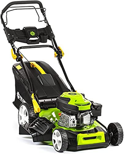 FIELDMANN Benzin-Rasenmäher, 4-in-1, 51 cm, Schnittbreite